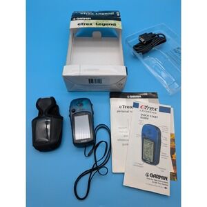eTrex Legend Garmin Waterproof Personal Navigator w/ Case, Mount, Box, Manuals